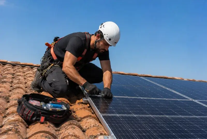 Maintenance et monitoring de panneaux solaires à Nages