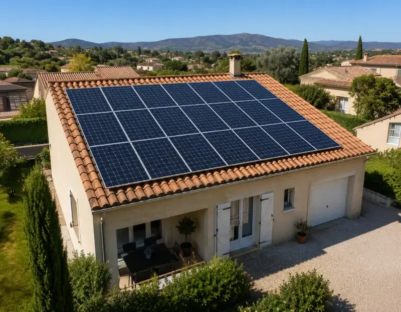 Prime à l'autoconsommation panneaux solaires Nages — aide financière de l'État